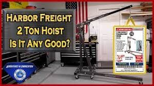 Goplus 2 ton engine hoist stand cherry picker 7. Pittsburgh Automotive 2 Ton Capacity Foldable Shop Crane