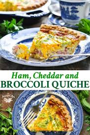 Ham Cheddar And Broccoli Quiche Recipe Broccoli Quiche Recipes Quiche Recipes Broccoli Quiche