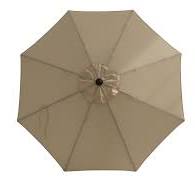 SimplyShade 9-ft Aluminum Tan Slide-tilt Market Patio Umbrella