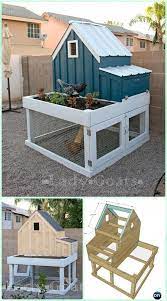 diy small chicken coop with planter free plan instructions diy wood chicken coop free plans tragbarer huhnerstall chicken coop designs huhnerstall bauen