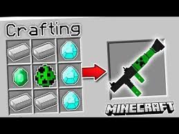 Crafting Minecraft Mobs Into Guns Knittingstitchesgrey Minecraft Mobs Minecraft Crafts Minecraft Houses