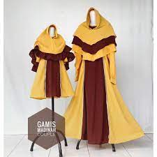 Repaint velg warna gold rcb samurai paint kode 123. Gamis Madinah Warna Gold Kombi Coklat Tua Shopee Indonesia