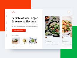 Food Order Website Design Exploration Restaurant Website Design Website Design Food Web Design