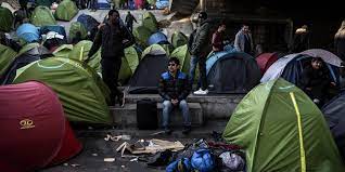 The migrants had been living in tents under a bridge next to the peripherique ring road that circles the city's 20 districts, and. One Of The Largest Migrant Camps In Paris At Porte De La Chapelle Dismantled In Five Years There Have Been At Least Ten Or Fifteen Evacuations Teller Report