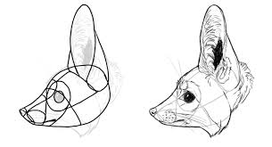 Finally, draw a smooth curvy line in the back for the tail. Sketchbook Original How To Draw Foxes Monika Zagrobelna Fox Drawing Animal Drawings Fox Sketch