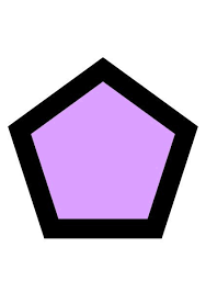 Purple Pentagon Geometric Shape Abstract Geometric Shapes Print Patterns Geometric