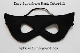 Easy Superhero Bandit Mask Tutorial Mask Tutorial Mask Diy Stocking Stuffers