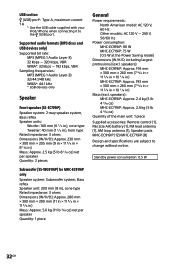 To disable the child lock, hold down on the . Sony Mhc Ec919ip Support And Manuals