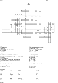 The crosswords #4 through #7 are usually slightly easier than the first three, although difficulty is always subjective! Bible Crossword Wordmint
