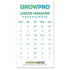 Buy Grow Pro Liquid Measure Magnet Weight Volume Conversion