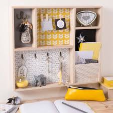 Tableau A Cles En Bois 43 X 51 Cm Yellow Summer Meuble De Style Meuble Deco Decor De Salle D Etude