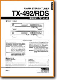 This trimmer affects the sensitivity to the pilot tone only. Yamaha Tx 492 Rds Tuner Main Technical Manual Pdf Tech Help