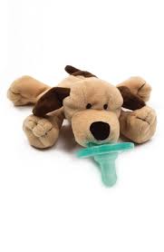 Infant Wubbanub Pacifier Toy Size One Size Brown Brown Puppies Baby Pacifier Animal Plush Toys