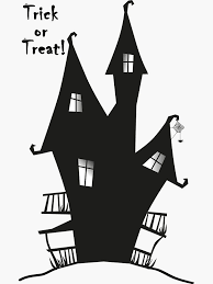 Trick Or Treat Witch House Sticker V 2020 G Hellouin Siluety Hellouin Razvlecheniya Hellouin Proekty