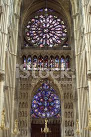 In 1974, the same man who designed part of the ceiling of paris's infamous opera garnier, marc chagall, designed the stained glass in part of the reims cathedral. Cathedral Of Reims France Interior With Rose Windows Stock Photos Freeimages Com