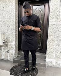 Image result for black funeral dress men