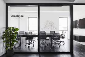 Black And White Interior Design Office A Look Inside Candlefox S Biophilic Office In Melbourne Black And White Office Office Interior Design Modern Office Design