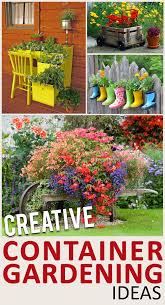 Creative Container Gardening Ideas Garden Containers Container Gardening Plants