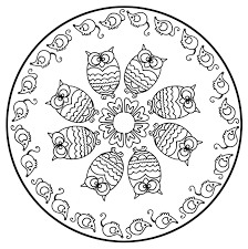 39+ free printable animal mandala coloring pages for printing and coloring. Easy Cute Mandala Coloring Pages