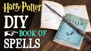 Nor dose harry or any of the other characters have a spell of their own. Diy Harry Potter Spellbook Pocket Book Of Spells Youtube