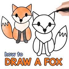 If you like the video, please, share, like, comment and subscribe! How To Draw A Fox Step By Step Fox Drawing Tutorial Easy Peasy And Fun