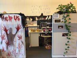 Stranger Things Cube Decorations Office Halloween Decorations Halloween Cubicle Halloween Office