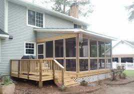 A screened porch is similar to a sunroom in that it's built directly onto the house, has a solid roof, and should be styled to harmonize with the existing. Amazing Shed Roof Screened Porch Designs Plans Porch Design Screened Porch Designs Porch Plans