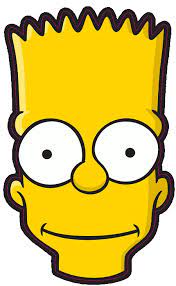 Bart simpson face