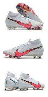 Nike Top Mercurial Superfly 7 Elite Fg White Flash Crimson Blue In 2020 Nike Tops Soccer Cleats Nike Superfly