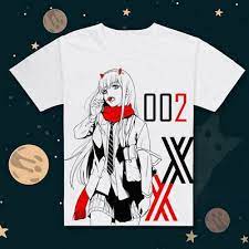 darling in the franxx unisex short sleeves harajuku t shirt darling in the franxx mens shirts unisex shorts