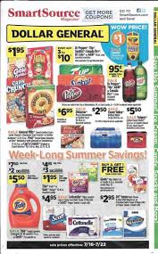 Dollar General 7 16 7 22 Ad Scan Is Live Smart Q Pon Clips Dollar General Weekly Ads Sunkist