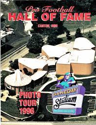 PRO FOOTBALL HALL OF FAME Canton, Ohio PHOTO TOUR 1996 Color Booklet NFL 
