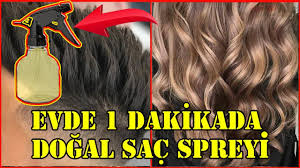 Güzel kokan saçlar için ne yapmalı? Sasirtici Tek Malzemeyle Bir Dakikada Sac Sekillendirici Evde Dogal Sac Spreyi Yapilisi Youtube