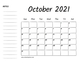 Create a free printable calendar October 2021 Printable Calendar Calendar Options