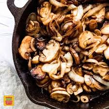 In a large bowl, combine the cooled onion mixture and ground beef. Sauteed Mushrooms And Onions Sunday Supper Movement