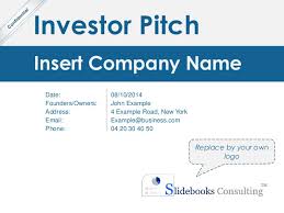 All from our global community of graphic designers. Investor Pitch Deck Template By Ex Mckinsey Consultants