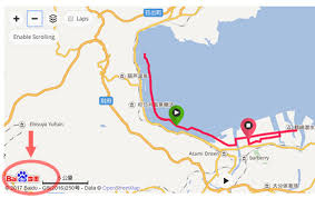 Garmin Connectで個別アクティビティページのマップがbaiduになっちゃってる方へ Beach Resort Photoclip Run