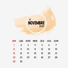 November Frensh Calendar Clipart Png Vector Element November Novembre Calendar Png And Vector With Transparent Background For Free Download Calendar Clipart Calendar Png Calendar Design Template