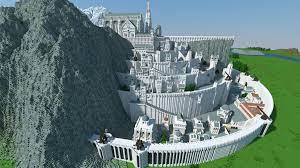 Its features include pleasant temperatures and habitats for life. Middle Earth Minecraft Minas Tirith City Of Kings Minecraft Middle Earth Middle Earth Minecraft Projects