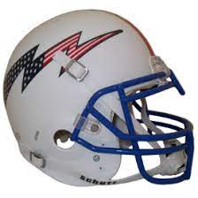 Air Force Falcons Football Helmet Red White Blue Football Helmets Nfl Football Helmets College Football Helmets