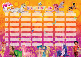 Stundenpläne zum download in pdf und word format. Stundenplan Malvorlagen Einhorn Coloring And Malvorlagan