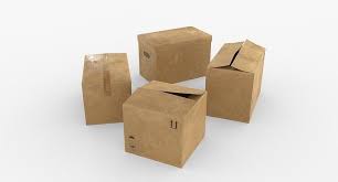 Cardoard Boxes 3d Model