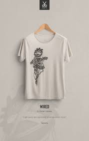 Wired Os Tshirt Illustration Drawing