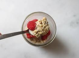 36 calories of dannon all natural, plain nonfat yogurt, 6 oz., (2.67 oz). 51 Healthy Overnight Oats Recipes For Weight Loss Eat This Not That
