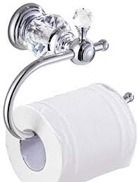 We offer a range of colors and styles so you can match your current decor, or choose a fresh new look for your kitchen. Amazon Com Kabter Crystal Series Brass Toilet Paper Roll Holder Polished Chrome Kitchen Dining