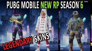 Pubg Mobile Royale Pass Season 6 Rewards Legendary Skins And More Youtube