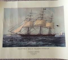 Entered Accordingly To Act Of Congress In The Year 1854 By N Courier In The Clerks Office Of The District Court Of Th With Images District Court Lithograph Clipper Ship