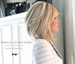 Bouncy Curled Under Thick Hair Styles Bob Hairstyles For Thick Hair Styles