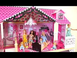 Big Doll House 3 Stories Toy Barbie Doll Playing Video For Children Youtube