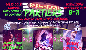 Tonight!!!, it's the giant Christmas party with complimentary food and  ladies buy one get one free drinks, this weeks special guest is Eric  Fleming of Ace Fleming the Kiss tribute band, and